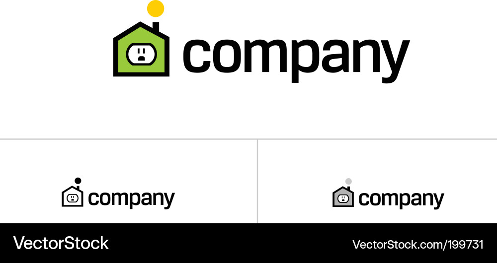 Modern House Logo Vector Image