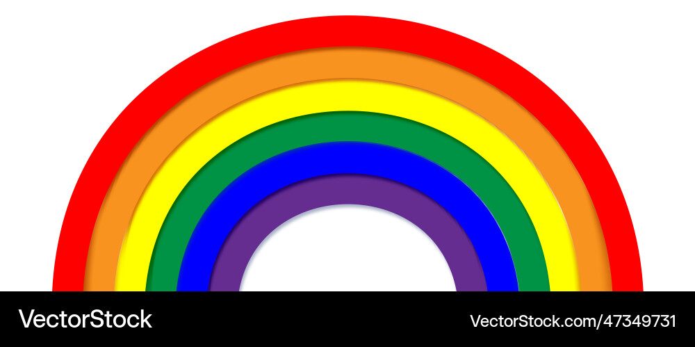 Rainbow Wave Abstract Royalty Free Vector Image