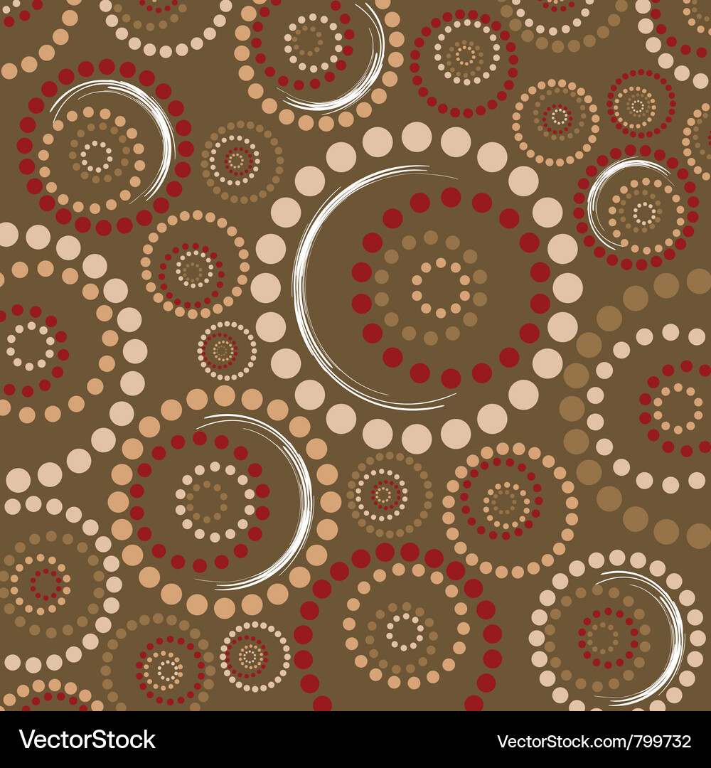 Abstract circles pattern Vector Image