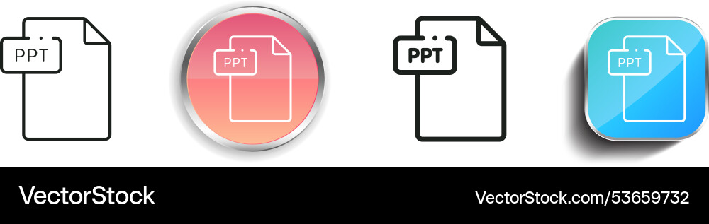 Document icon thin linear regular and button vector image