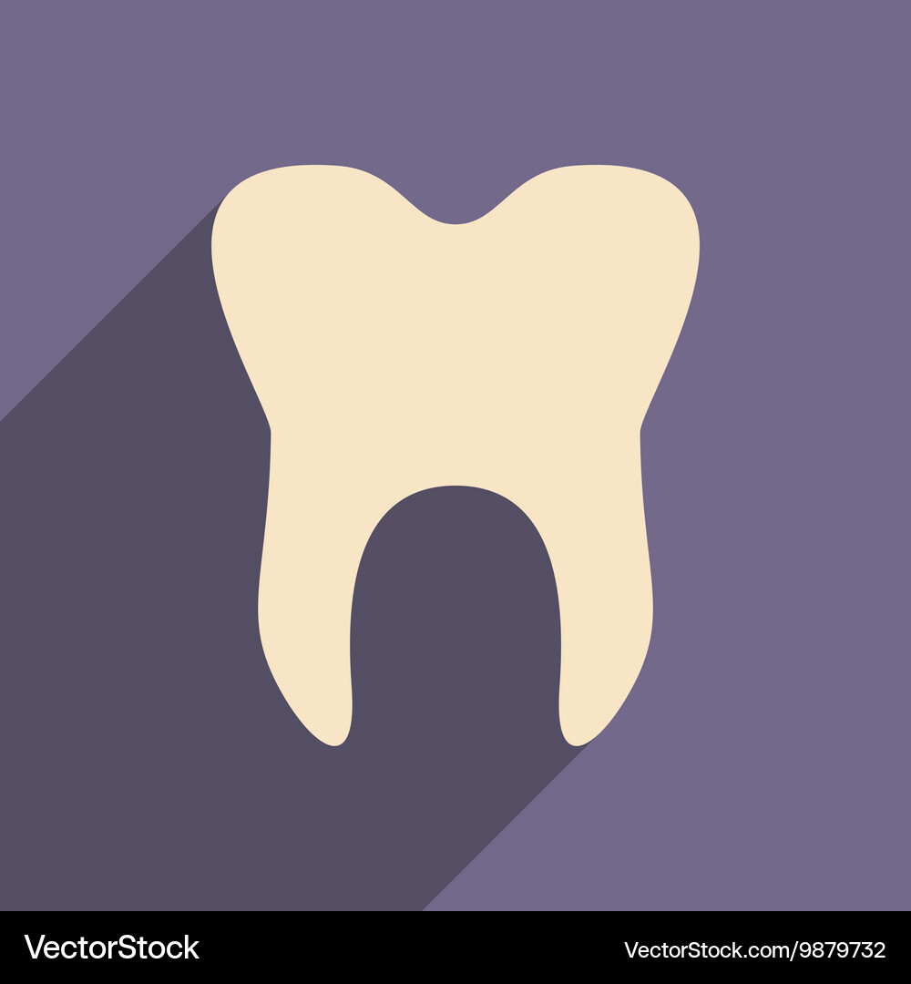 Flat with shadow icon and mobile application Vector Image