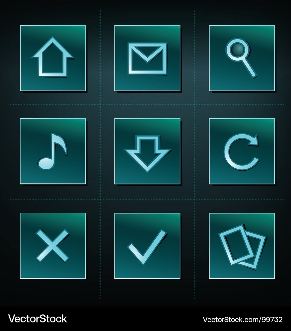 Web icons Vector Image
