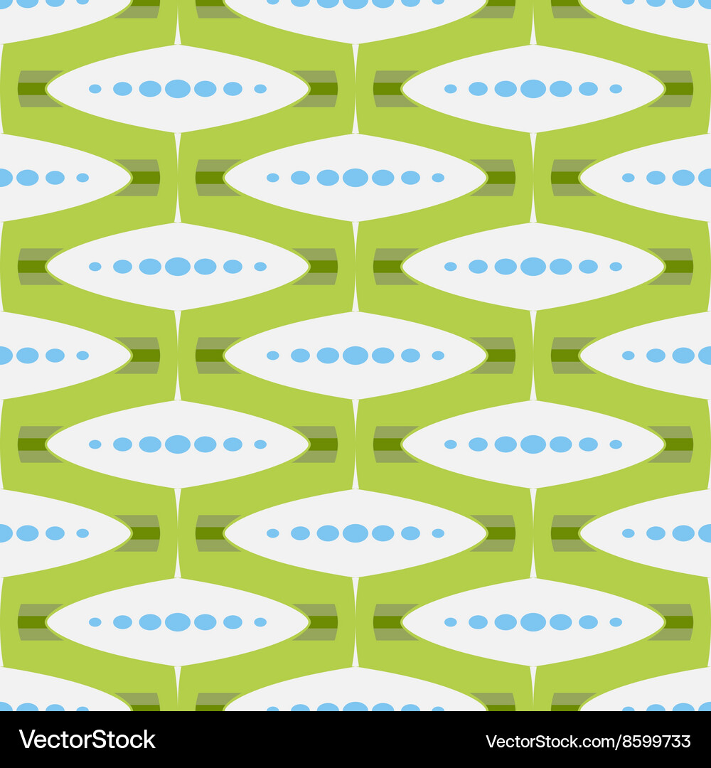 Abstract pattern of ovals Vector Image