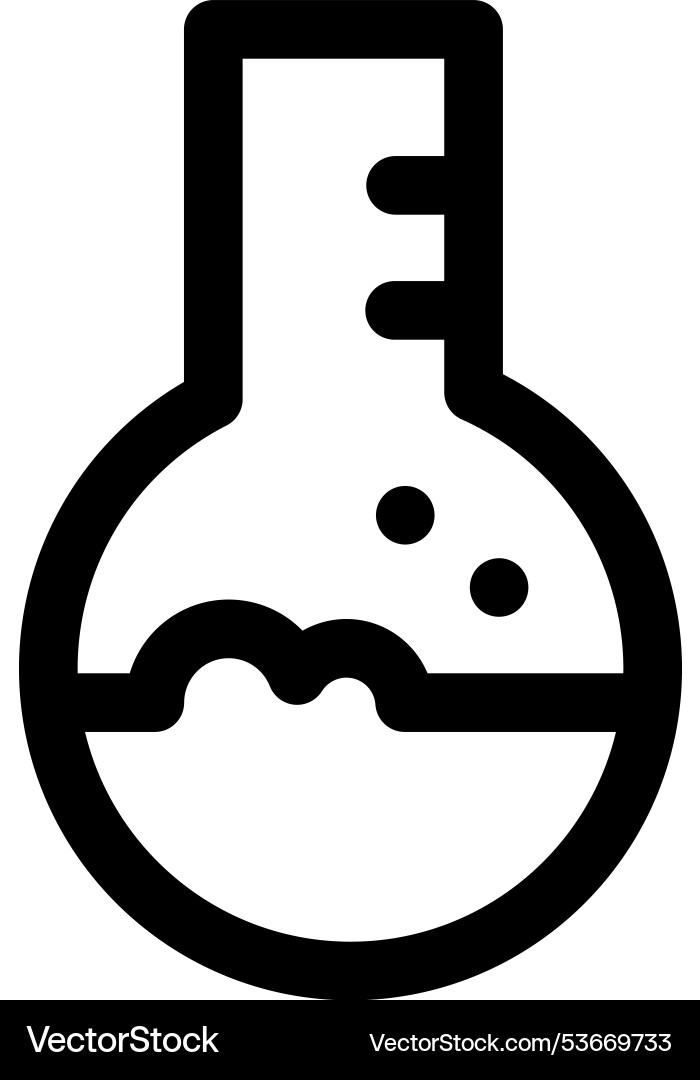 Experiment icon thin linear style design isolated Experiment icon thin linear style design isolated vector image