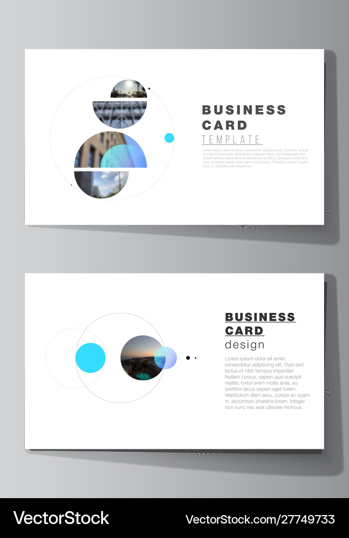 Minimalistic abstract layout two Vector Image