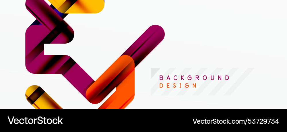 Abstract background - colorful lines composition Abstract background - colorful lines composition Vector Image