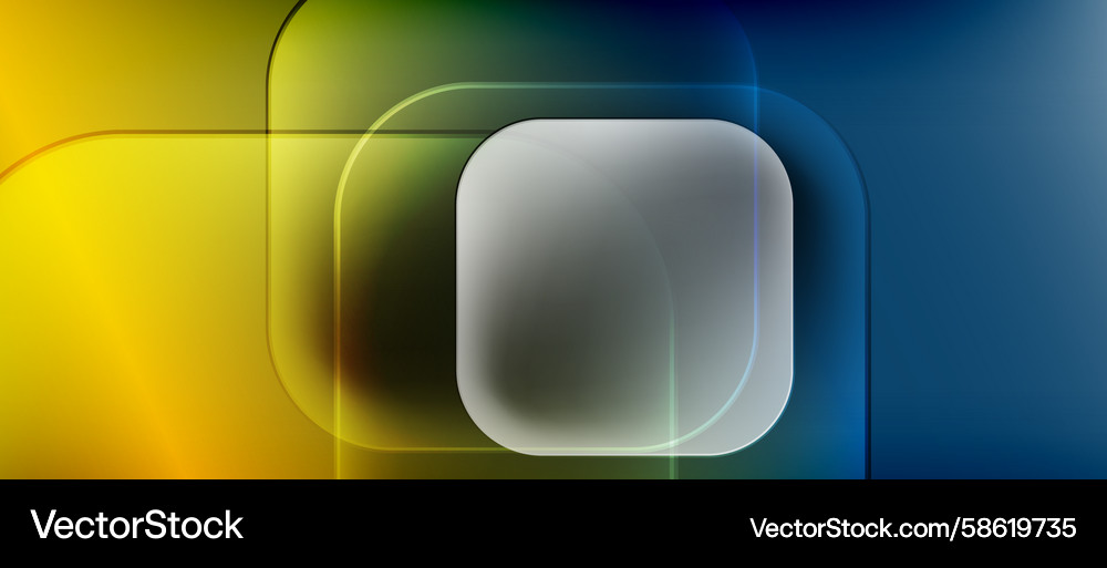 Abstract composition overlapping rectangles Vector Image