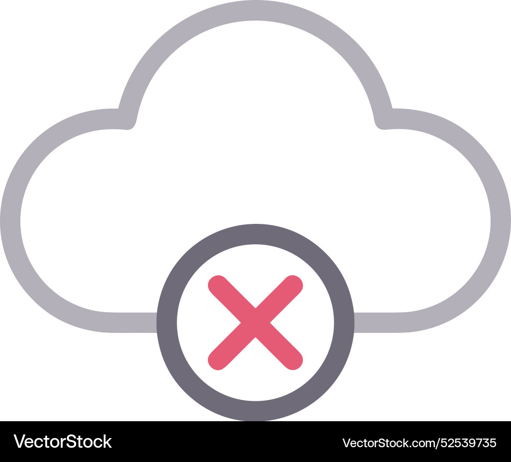 Cloud storage icon symbol image of the hosting Cloud storage icon symbol image of the hosting Vector Image