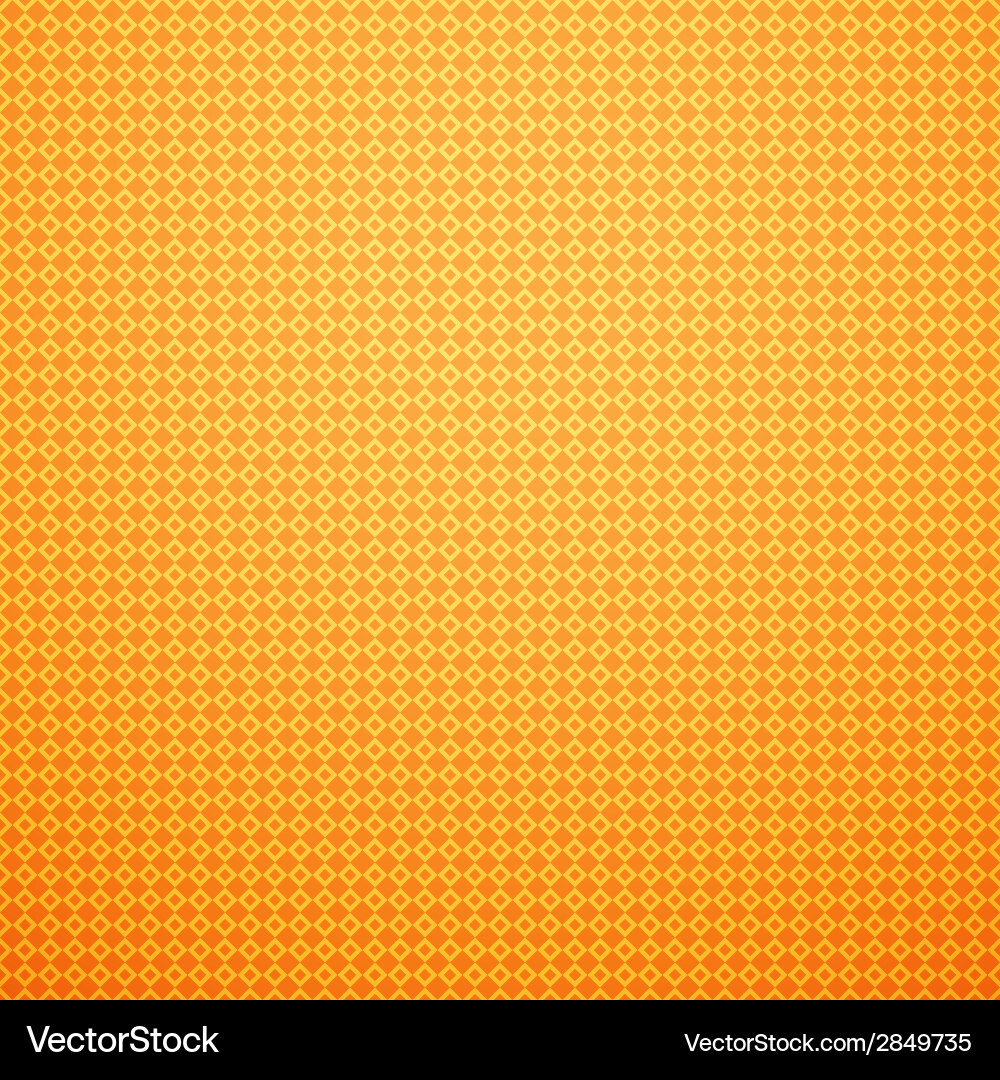 Geometric Orange & White Pattern vector image