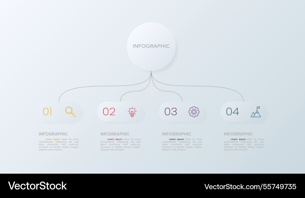 Infographic element design template Infographic element design template vector image