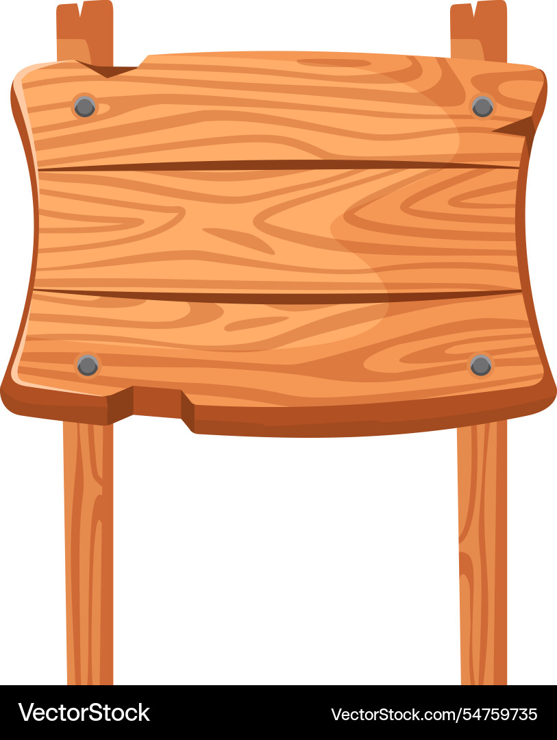 Wooden planks skillfully assembled and secured Wooden planks skillfully assembled and secured vector image