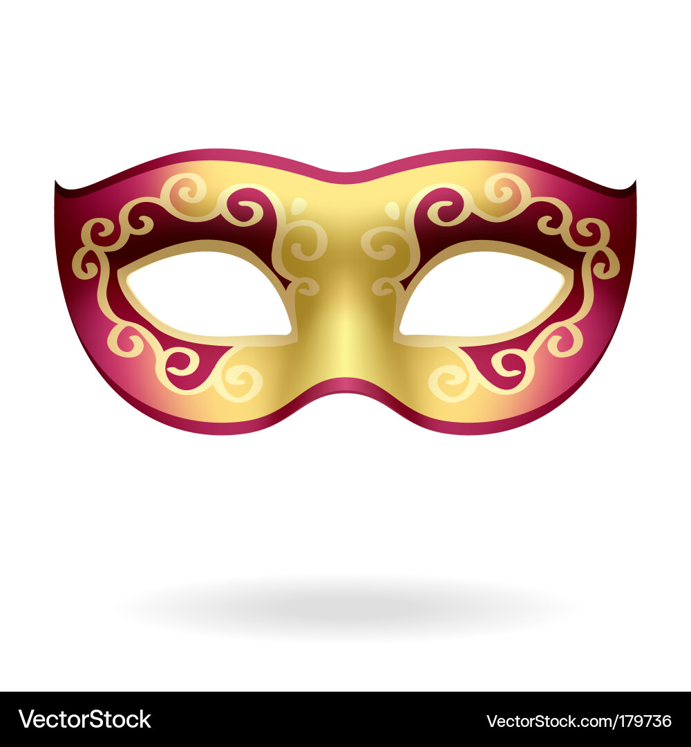 Elegant Venetian Mask vector image