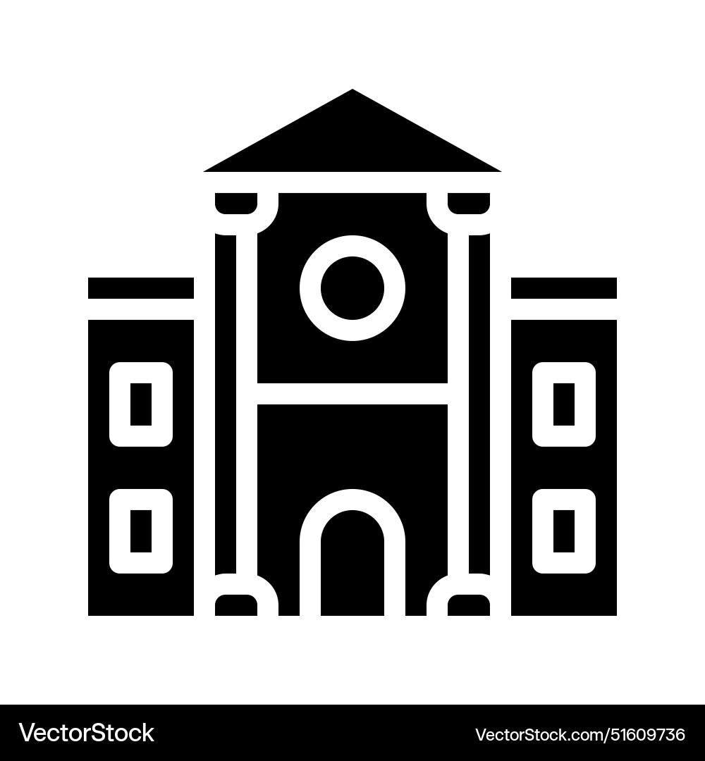 Faculty building icon with a soild style suitable Faculty building icon with a soild style suitable vector image