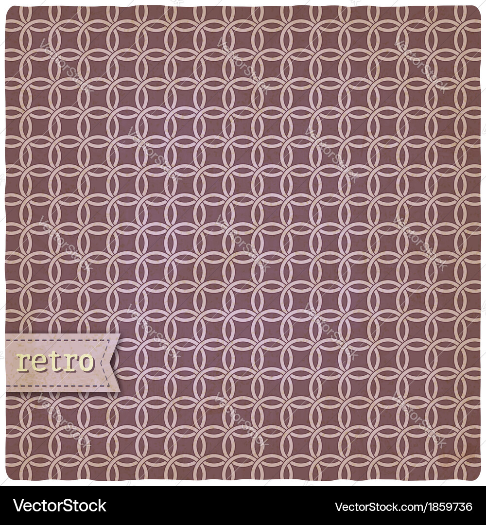 Retro seamless pattern Vector Image