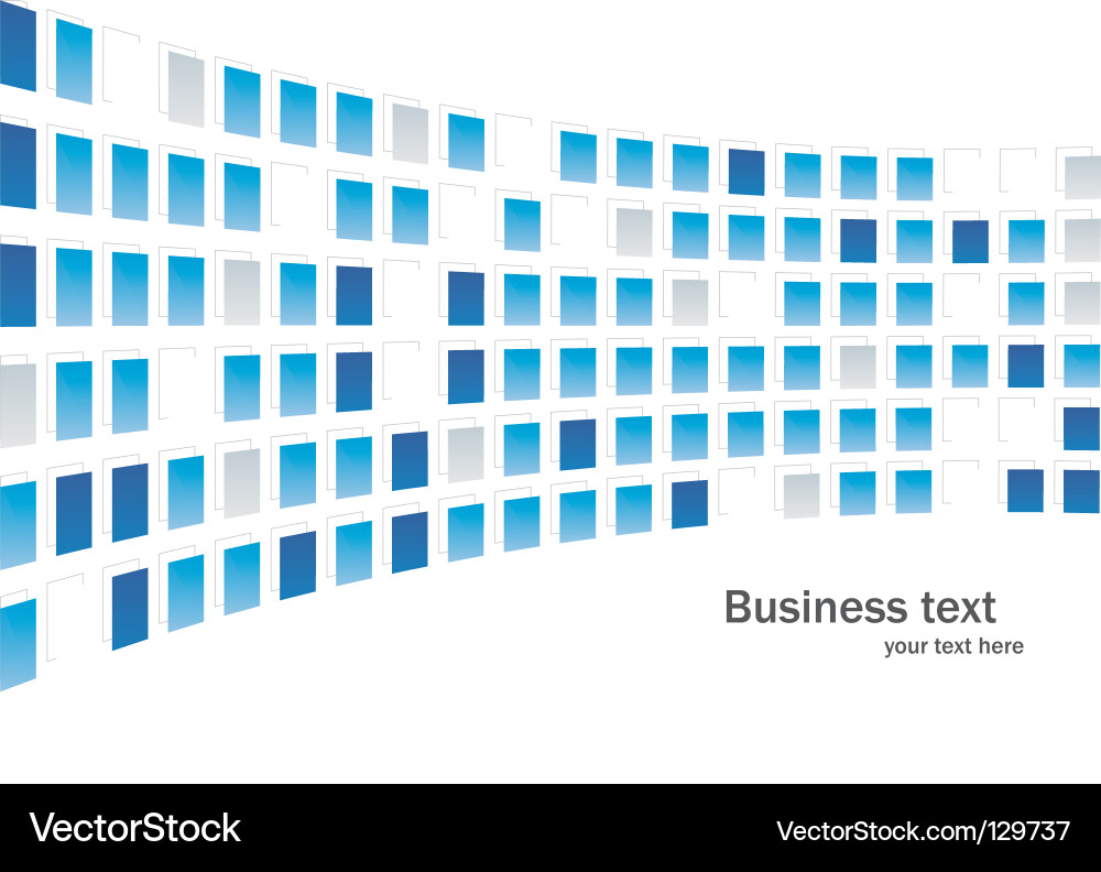 Abstract Blue Square Pattern vector image