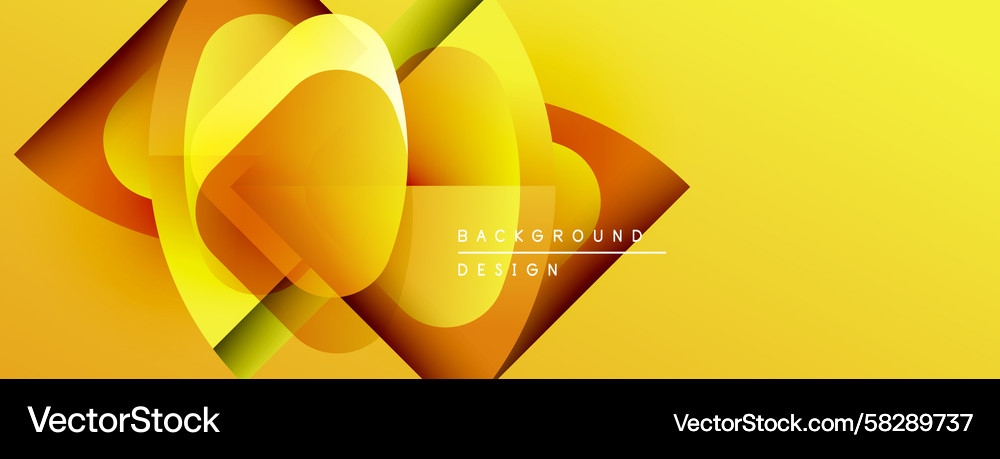 Abstract Yellow Gradient Background Vector Image