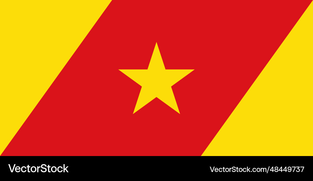 Amhara region flag Vector Image