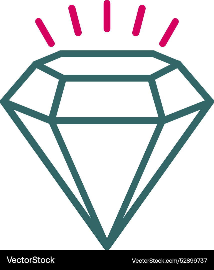 Daimond icon design Vector Image