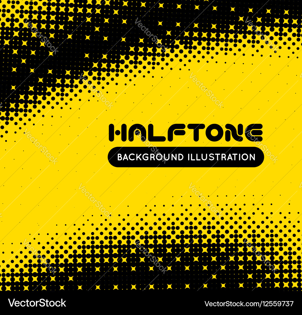 Halftone Pattern Background Vector Image
