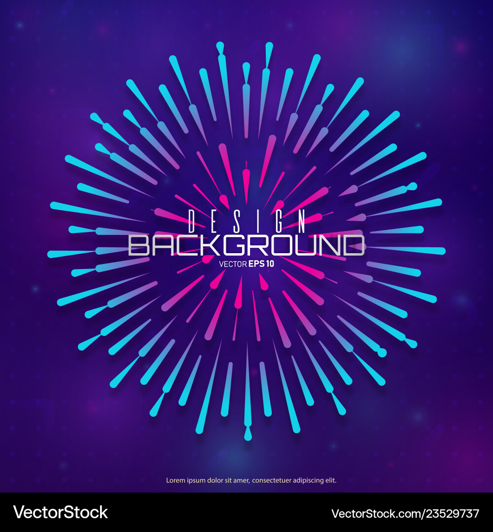 Light rays of burst Light rays of burst vector image