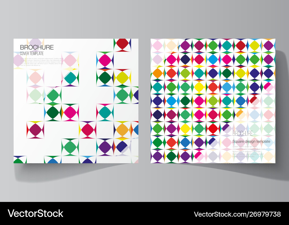 Minimal layout two square format Minimal layout two square format Vector Image