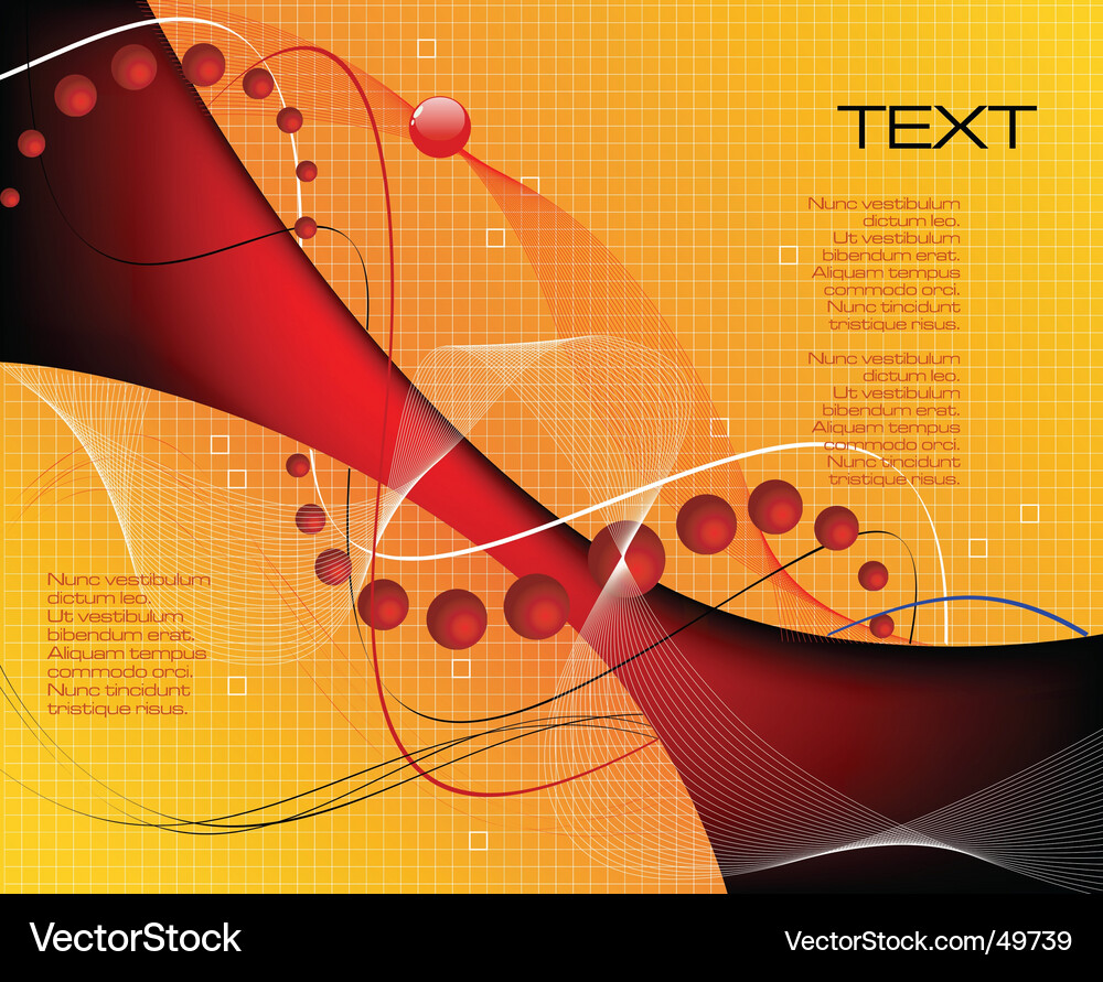 Dynamic Abstract Background Vector Image