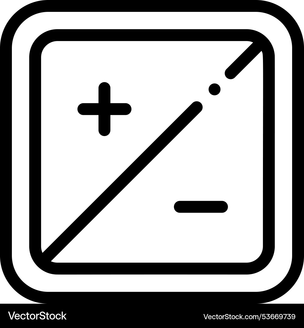 Exposure icon thin linear style design isolated Exposure icon thin linear style design isolated Vector Image