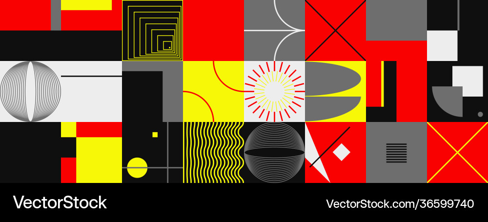 Deconstructed abstract pattern design Deconstructed abstract pattern design vector image