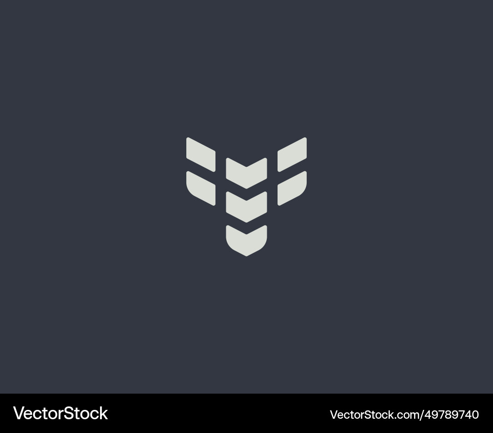 Minimalist Tyre Track Logo Vektorbild