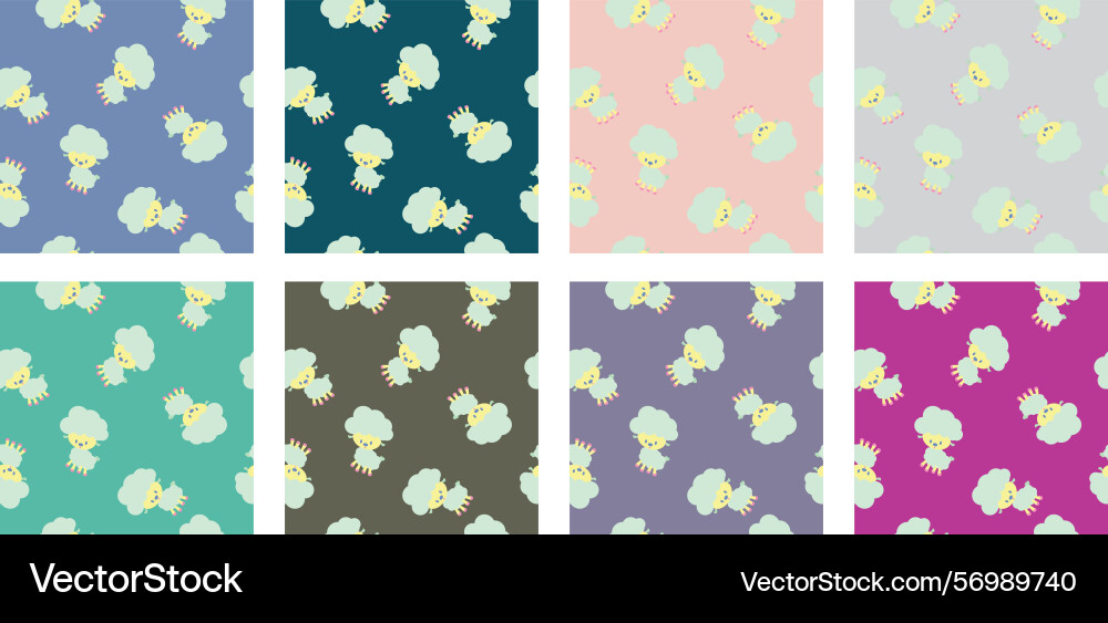 Sheep pattern Vector Image