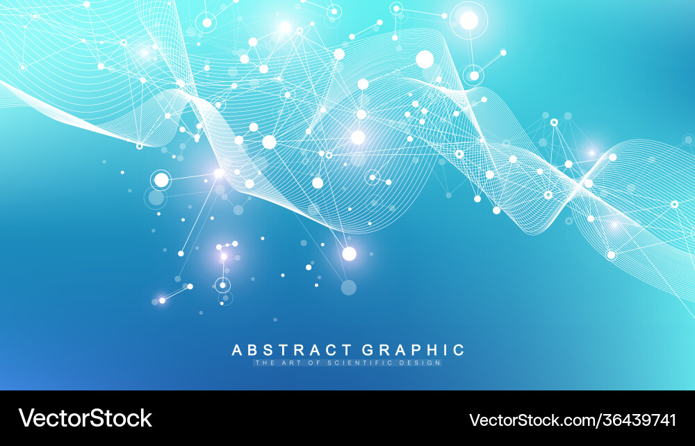 Abstract Neural Network Background vector image