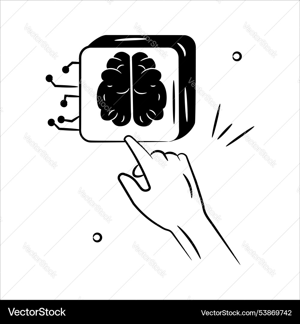 Neural network Vector Image