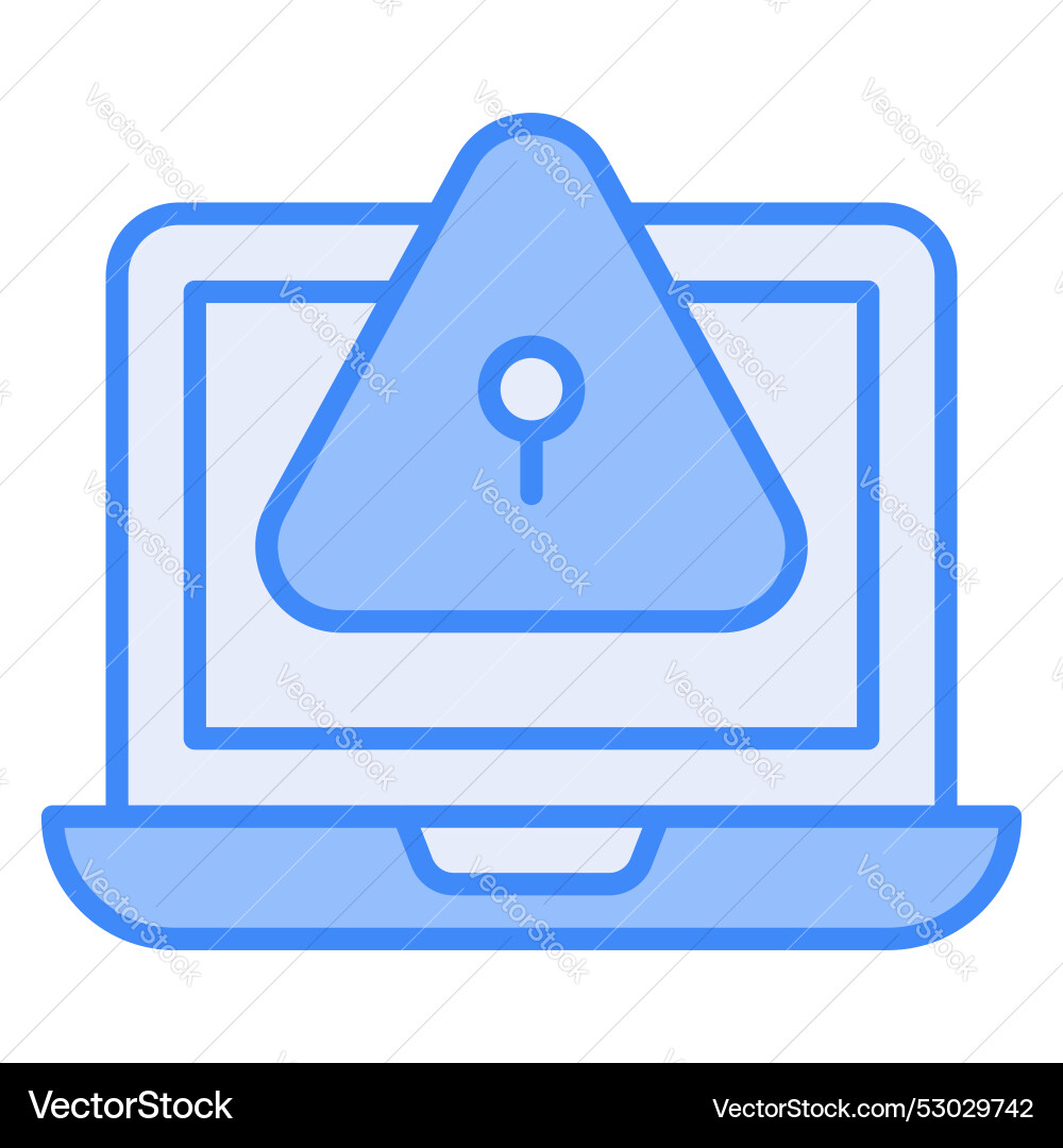 Website error system hacking web security fault vector image