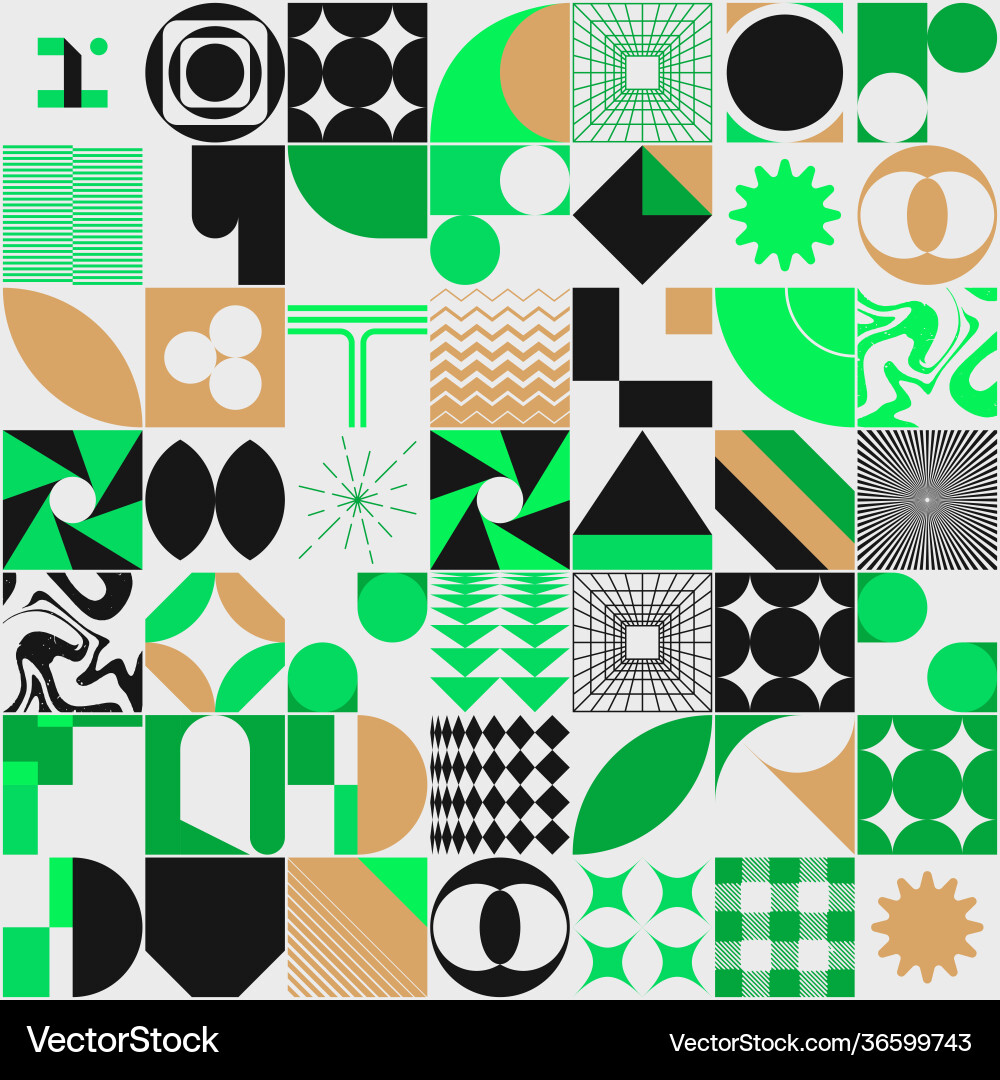 Deconstructed abstract pattern design Deconstructed abstract pattern design vector image