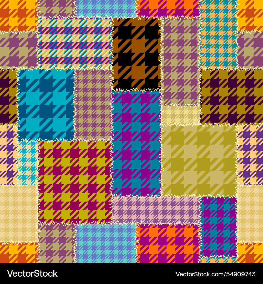 Geometric abstract pattern textile patchwork Geometric abstract pattern textile patchwork vector image