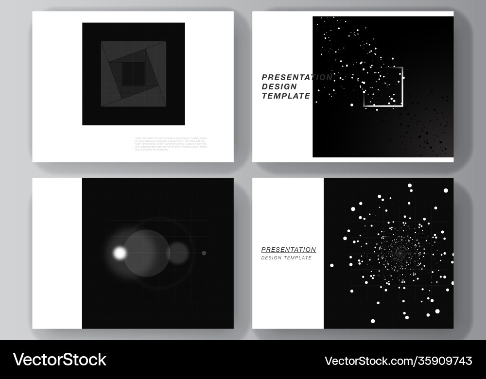 Layout presentation slides design Vector Image