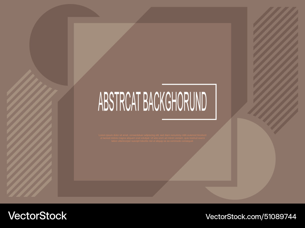 Abstract square frame with text box on colorful Vector Image