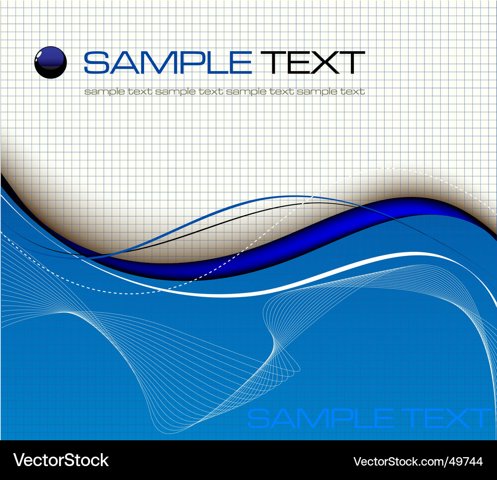 Abstract Wave Background Vector Image