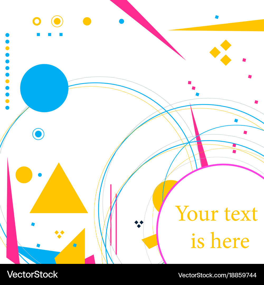 Creative abstract design background Vector Image