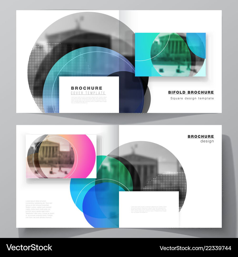 Editable layout of two Vector Image