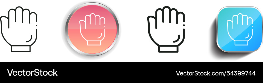 Schnappen Sie Icon dünne lineare regelmäßige und Schaltfläche Stil Schnappen Sie Icon dünne lineare regelmäßige und Schaltfläche Stil vektorbild