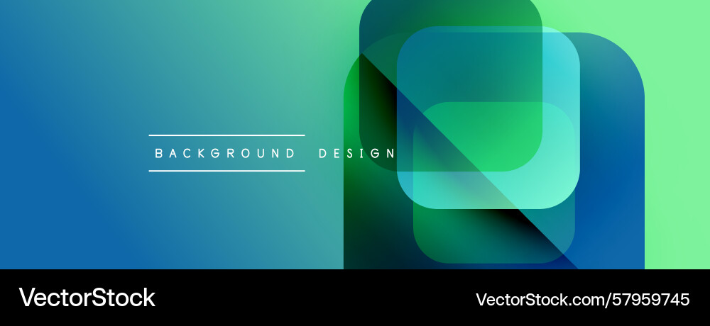 Abstract Gradient Square Background Vector Image