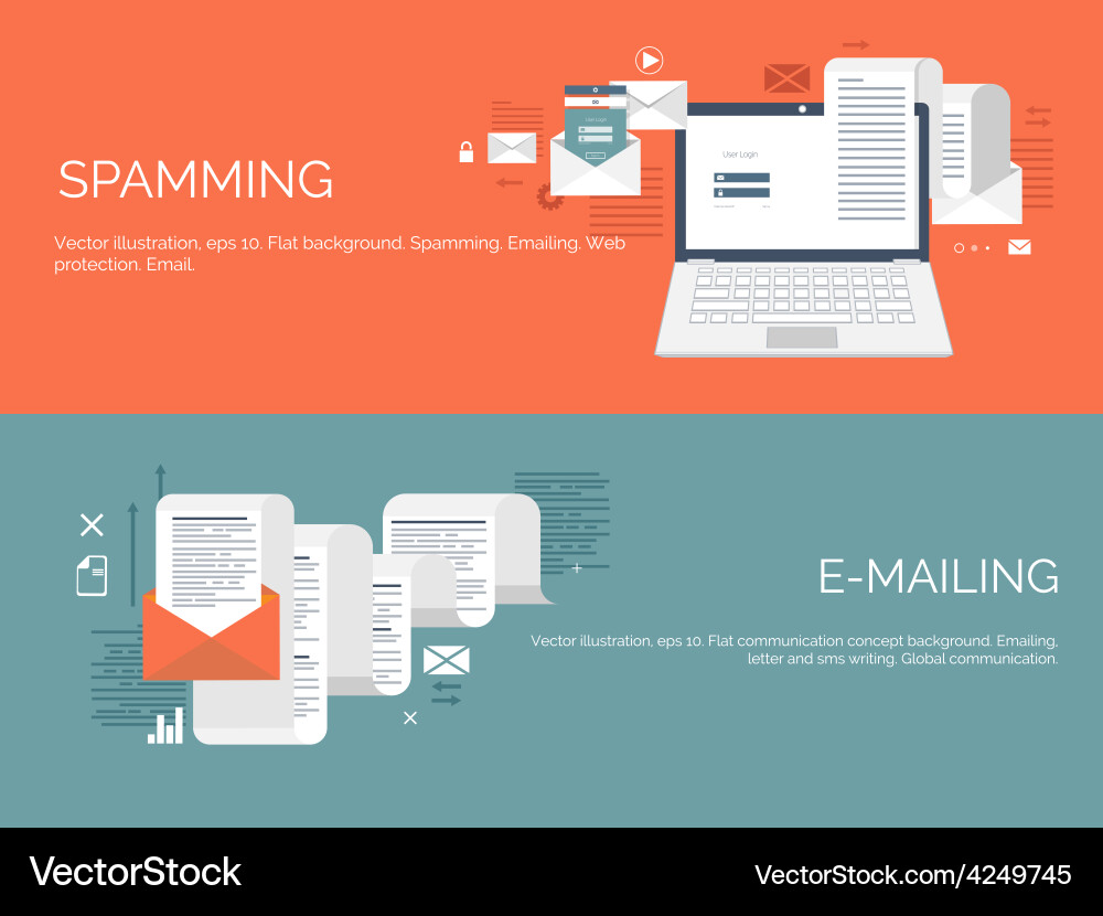 Flat computing background Vector Image