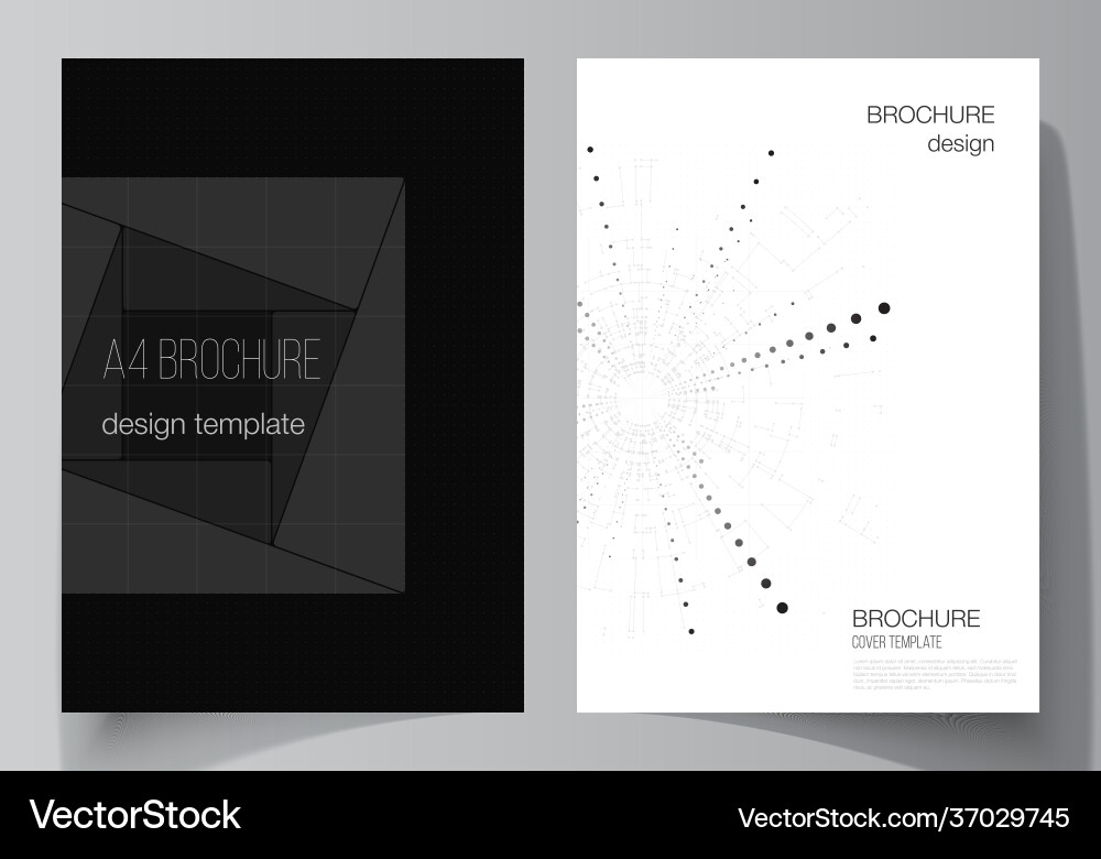 Layout a4 Cover Designvorlagen Layout a4 Cover Designvorlagen vektorbild