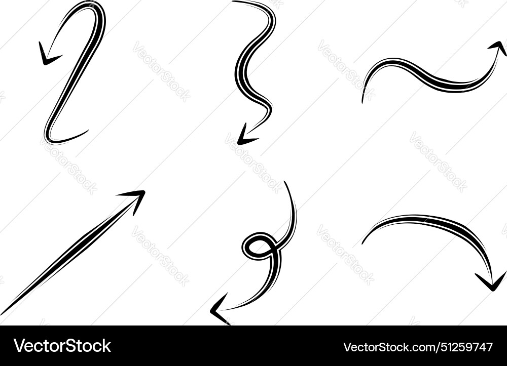 Double arrow direction shape curved line Double arrow direction shape curved line vector image
