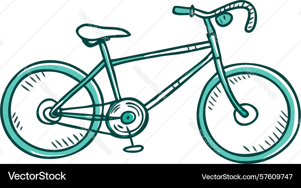 Elegant commuter bicycle design generative ai Vector Image