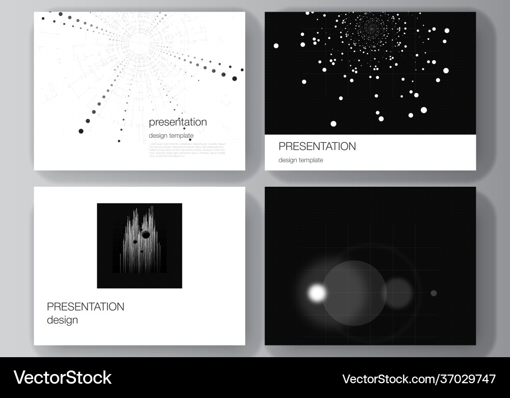Layout presentation slides design Layout presentation slides design vector image