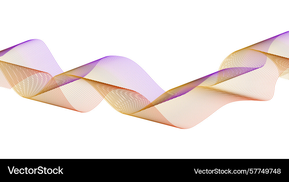 Abstract blend lines wavy design colors gradient Abstract blend lines wavy design colors gradient Vector Image