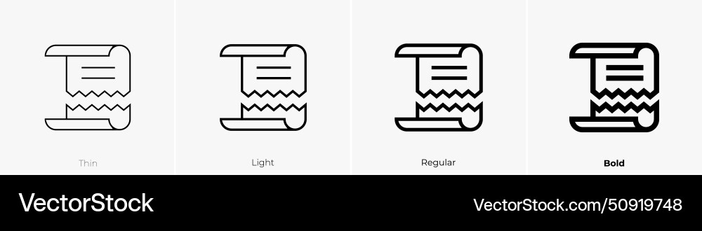 Breaking the rules icon thin light regular Breaking the rules icon thin light regular vector image