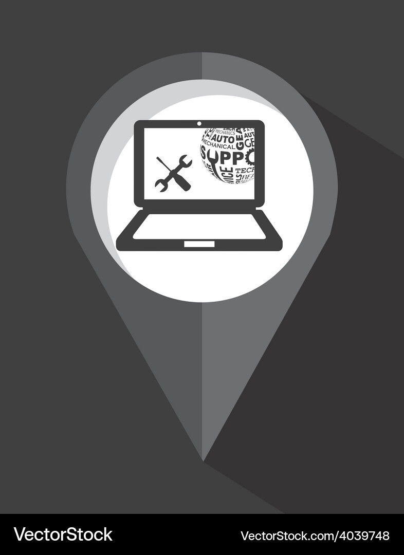 Computer support Vector Image